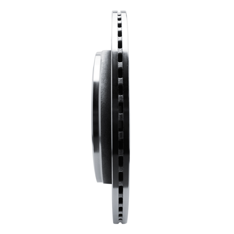 Jeep Grand Wagoneer L Brake Rotor (1) - Rear Left - R1 Concepts - Drilled & Slotted - Silver - `21-`25